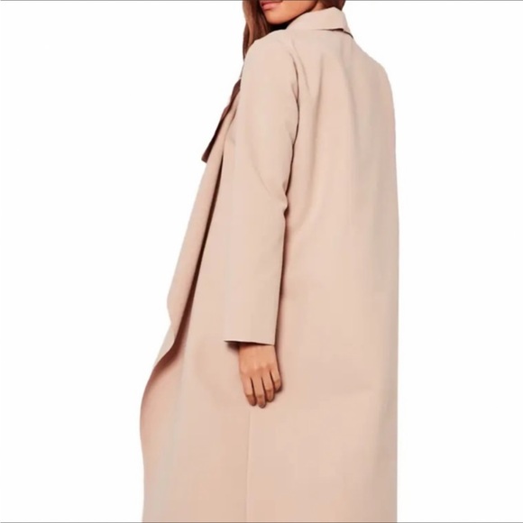 Missguided long cream jacket - Picture 4 of 6